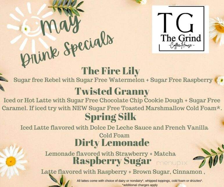 The Grind Coffee House - Manistique, MI menu_pic