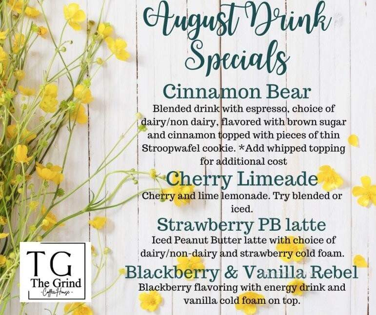 The Grind Coffee House - Manistique, MI menu_pic