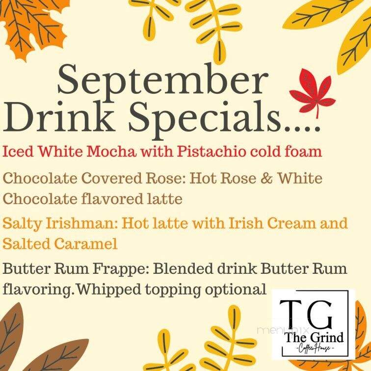 The Grind Coffee House - Manistique, MI menu_pic