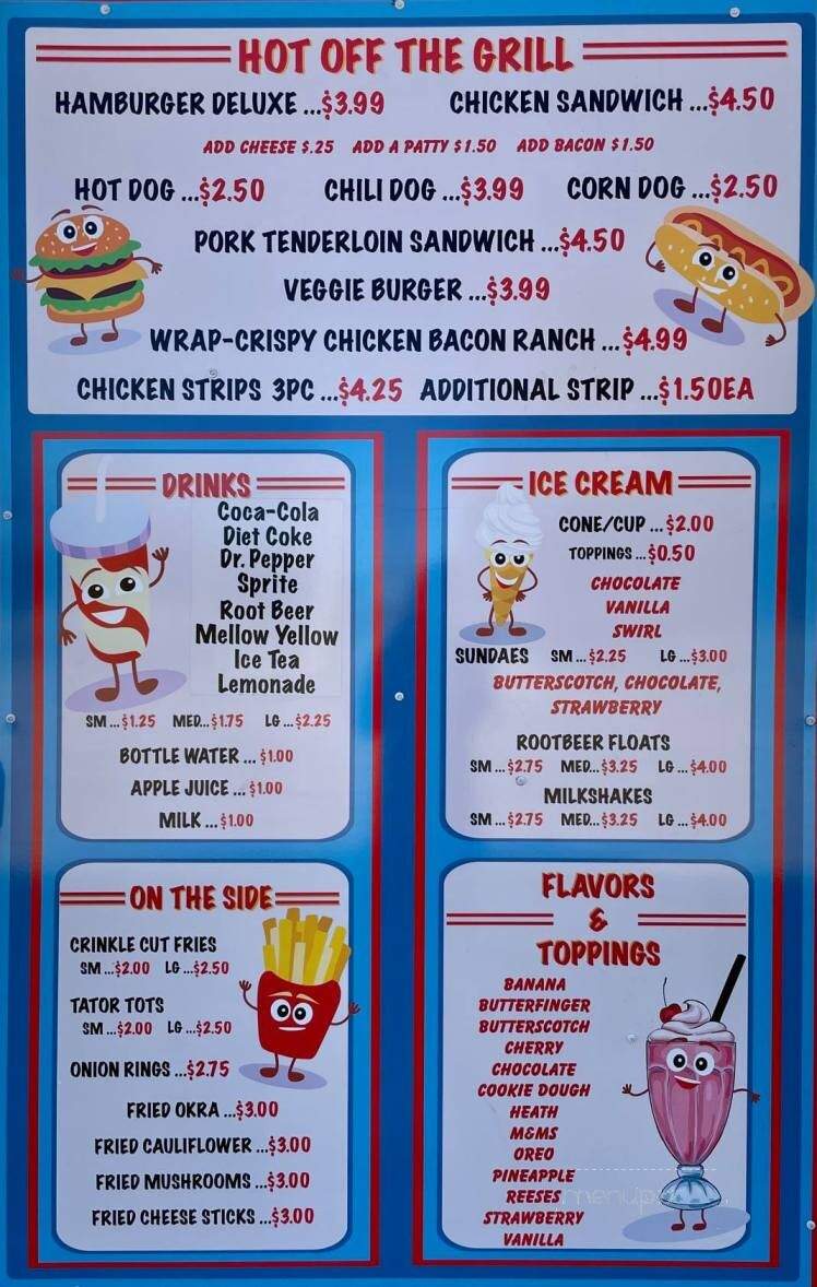 Burger Hut - Crocker, MO menu_pic