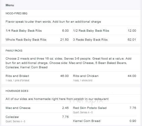 Bob's Tavern & Motel - Finleyville, PA menu_pic