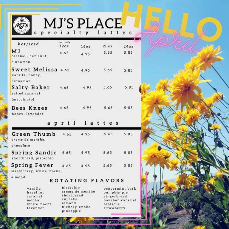 MJ's Place - Niceville, FL menu_pic