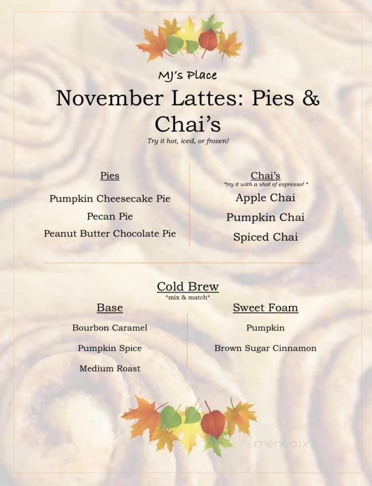 MJ's Place - Niceville, FL menu_pic