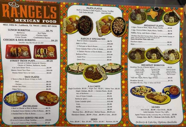 Rangel's Mexican Food - Lubbock, TX