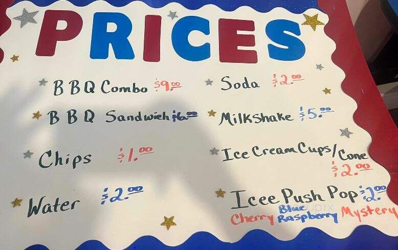 BB's Burger Shack - Caraway, AR menu_pic