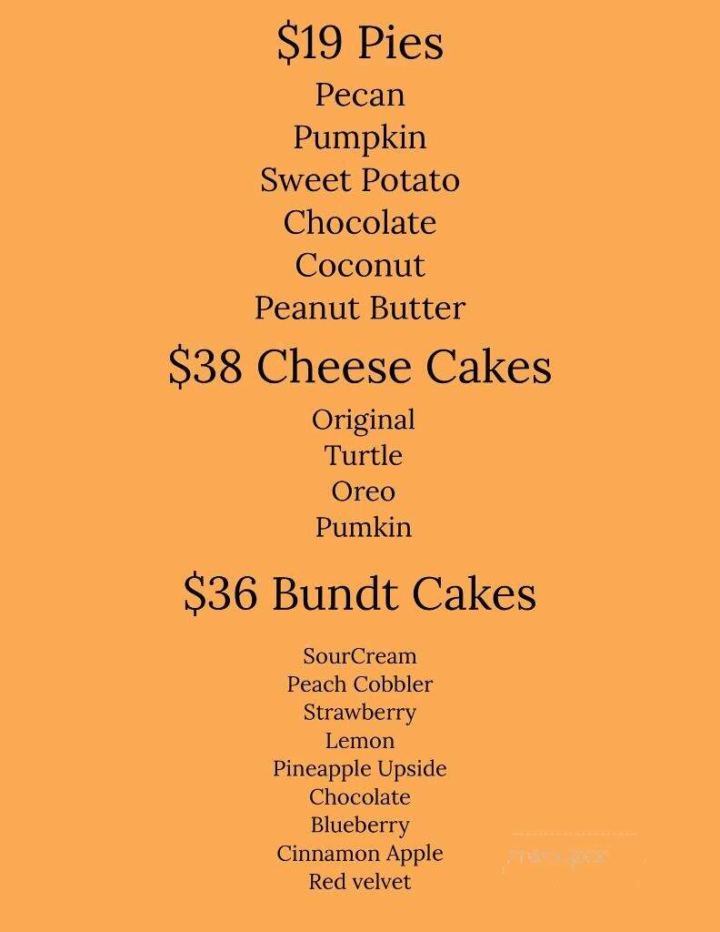 Steakhouse Of Helena - Helena, AL menu_pic