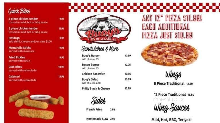 Buoy's on Blackshear - Cobb, GA menu_pic