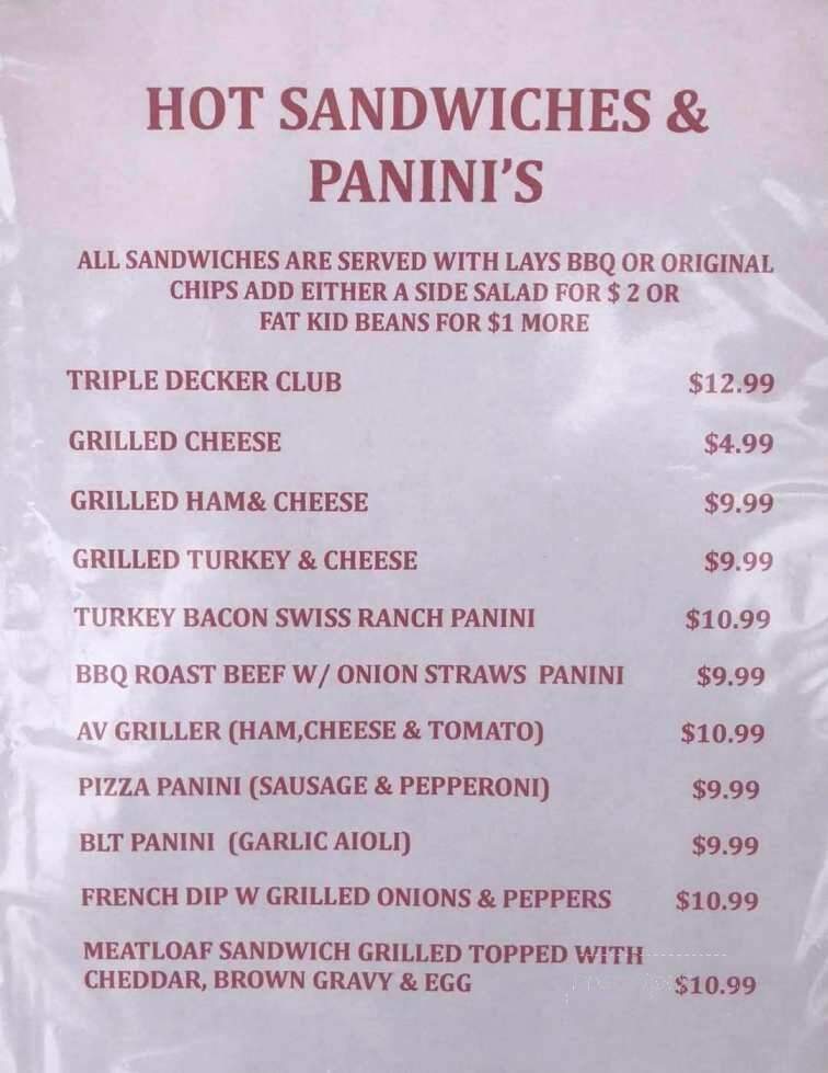 Not Doug's Country Kitchen and Espresso - Tonasket, WA menu_pic