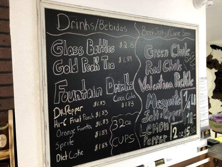 El Gauchos Beef Jerky - Clovis, NM menu_pic