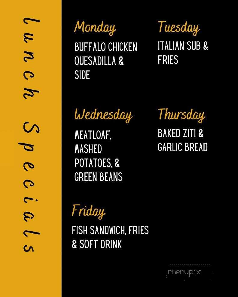 Morgan's Tap & Grill - Fort Wayne, IN menu_pic
