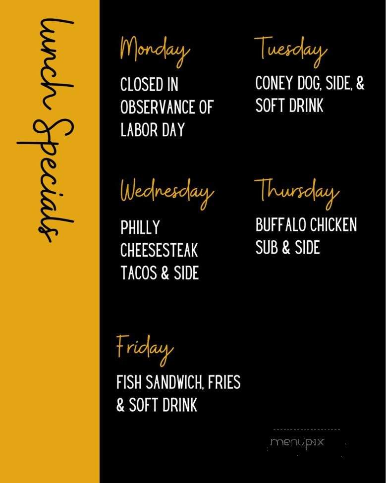 Morgan's Tap & Grill - Fort Wayne, IN menu_pic