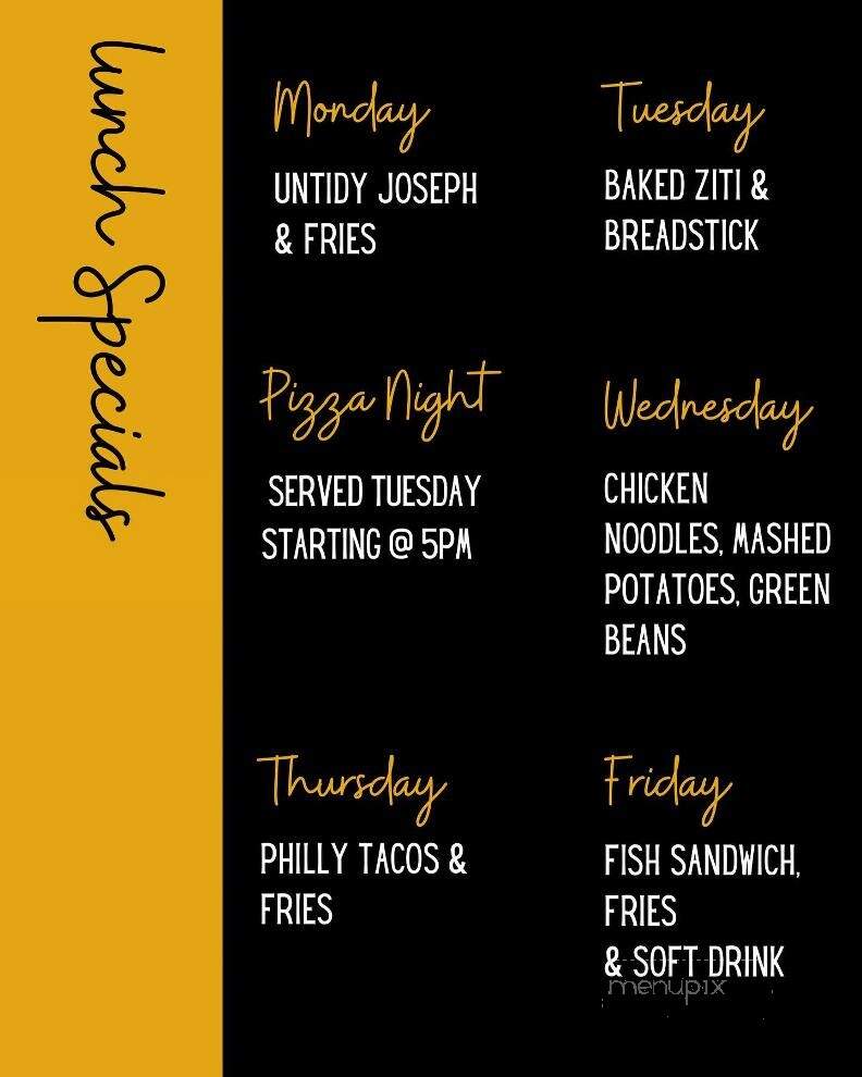 Morgan's Tap & Grill - Fort Wayne, IN menu_pic