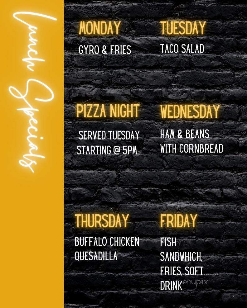 Morgan's Tap & Grill - Fort Wayne, IN menu_pic