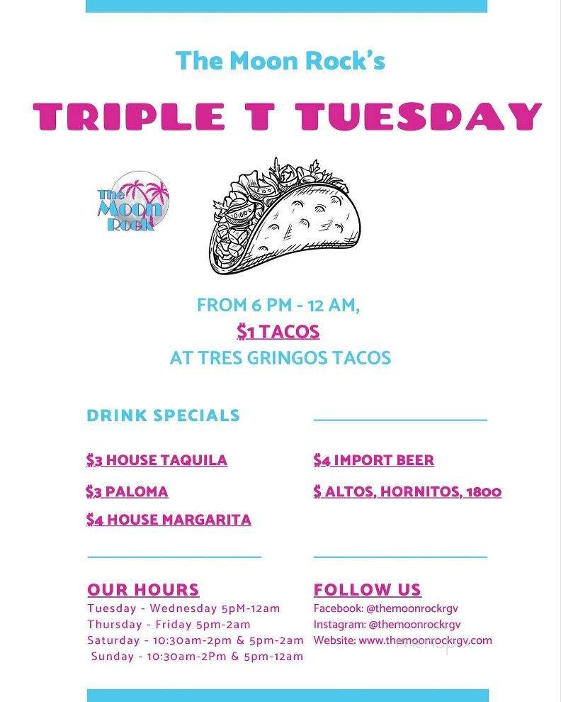 The Moon Rock - Harlingen, TX menu_pic