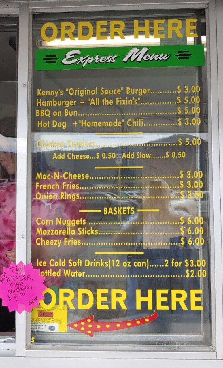 Dale's Diner - Montvale, VA menu_pic