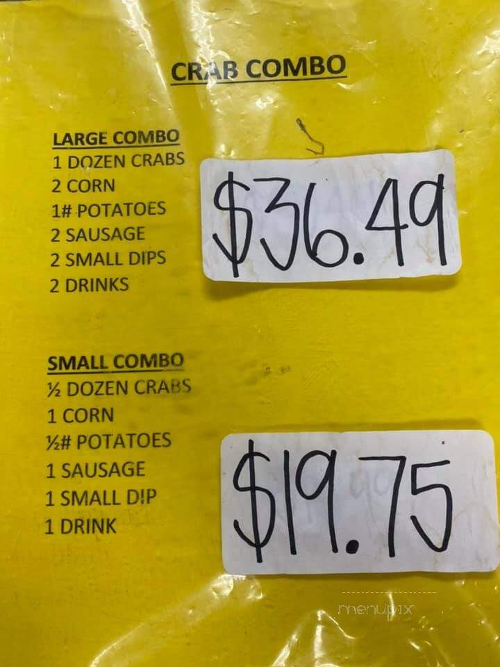 Big Boys Seafood - Thibodaux, LA menu_pic