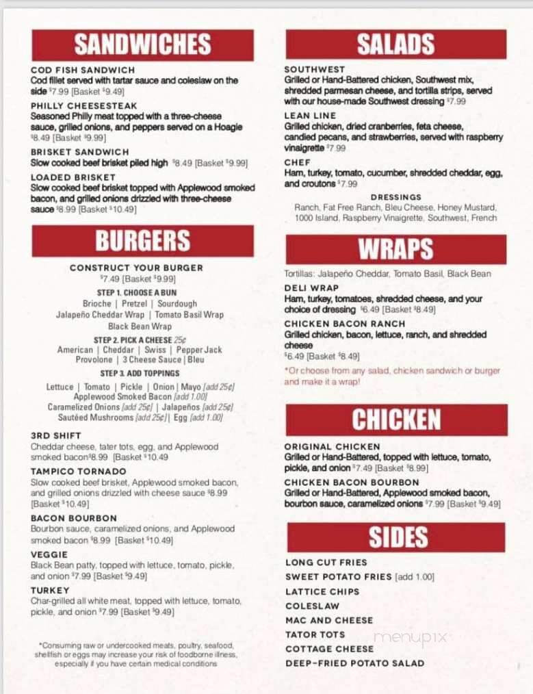 The Breakroom Pub and Grub - Tampico, IL menu_pic