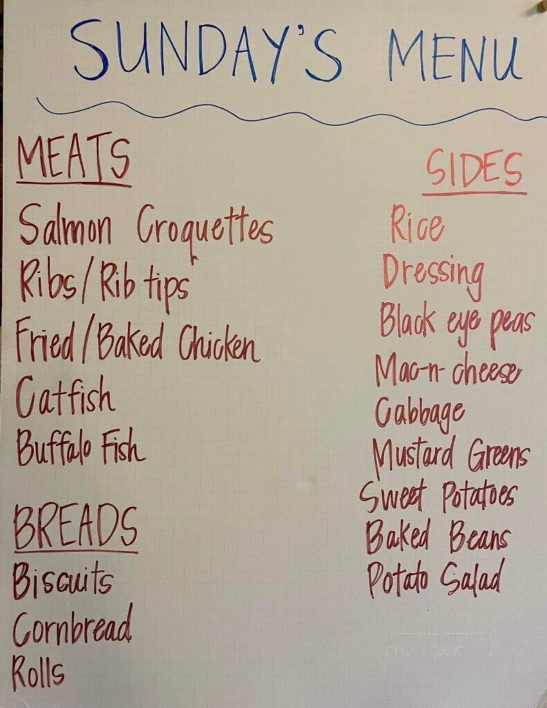 Bush's Kountry Cafe - Leland, MS menu_pic