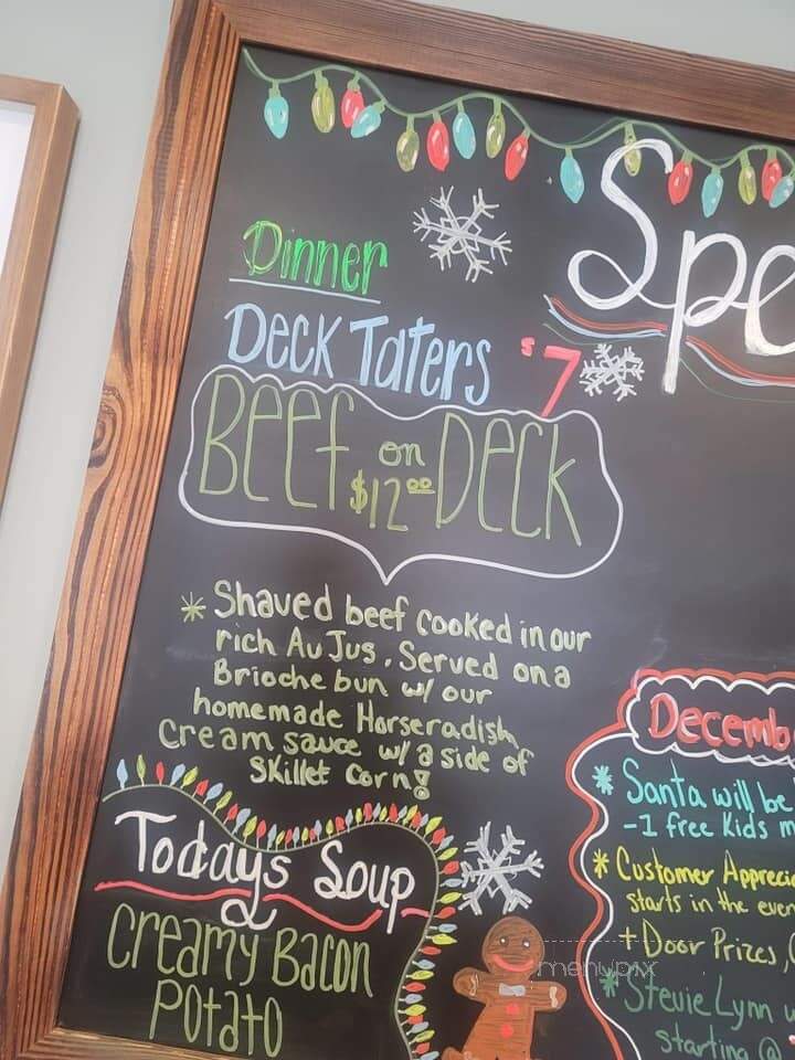 Back Deck Grill - Bridgeport, OH menu_pic