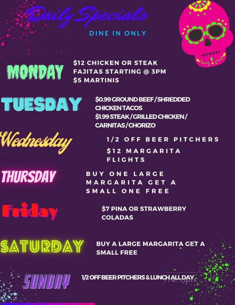 La Catrina Mexican Grill - Ponchatoula, LA menu_pic