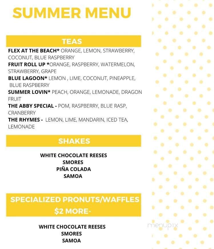 One Love Nutrition - Mount Pocono, PA menu_pic