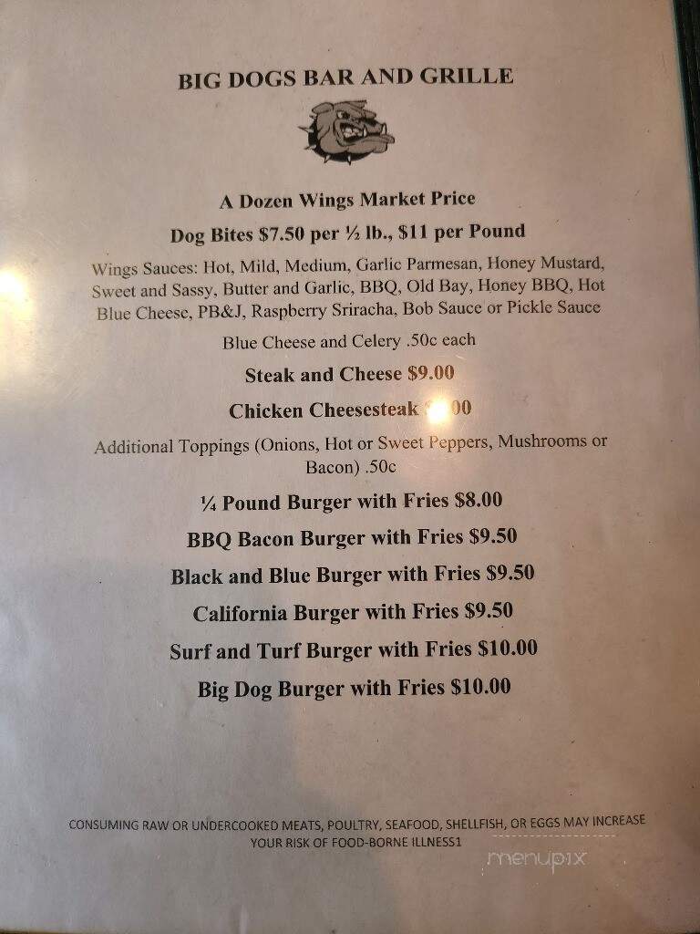 Big Dogs Bar & Grille - Junedale, PA