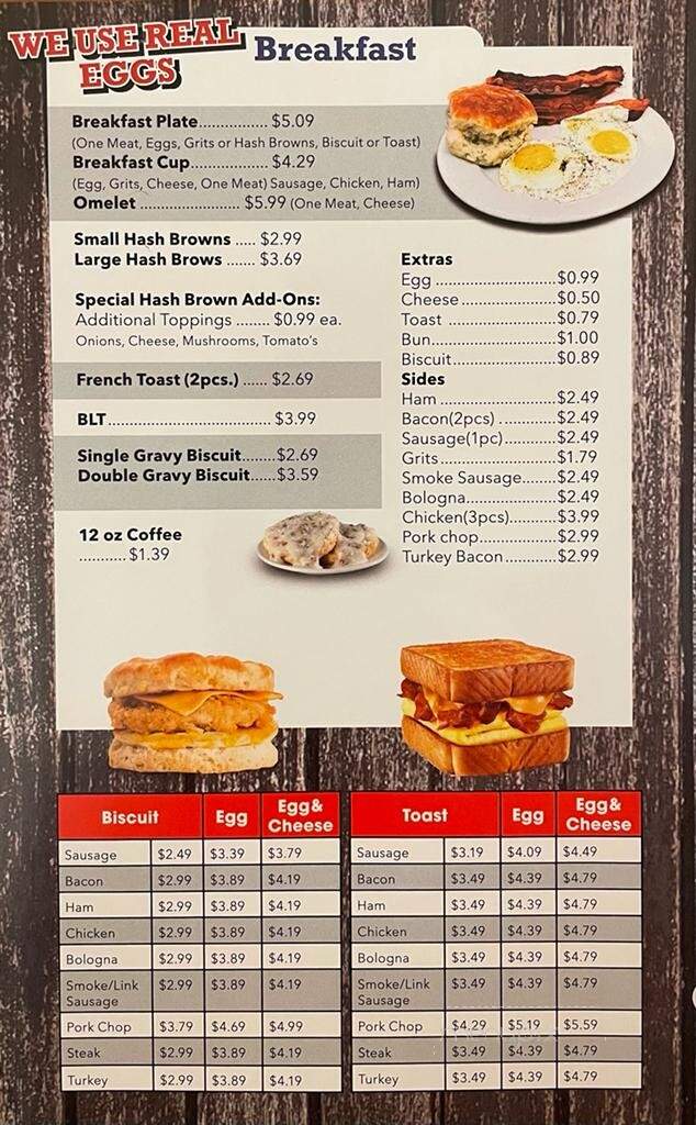 Mamma's Country Cooking - Hueytown, AL menu_pic