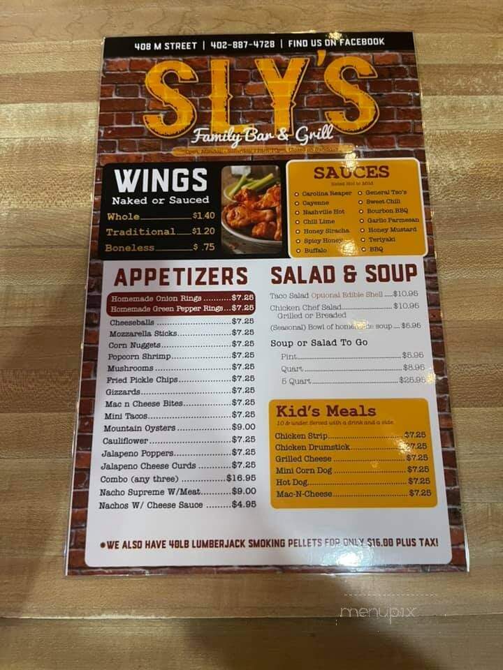 Sly's Family Bar and Grill - Neligh, NE