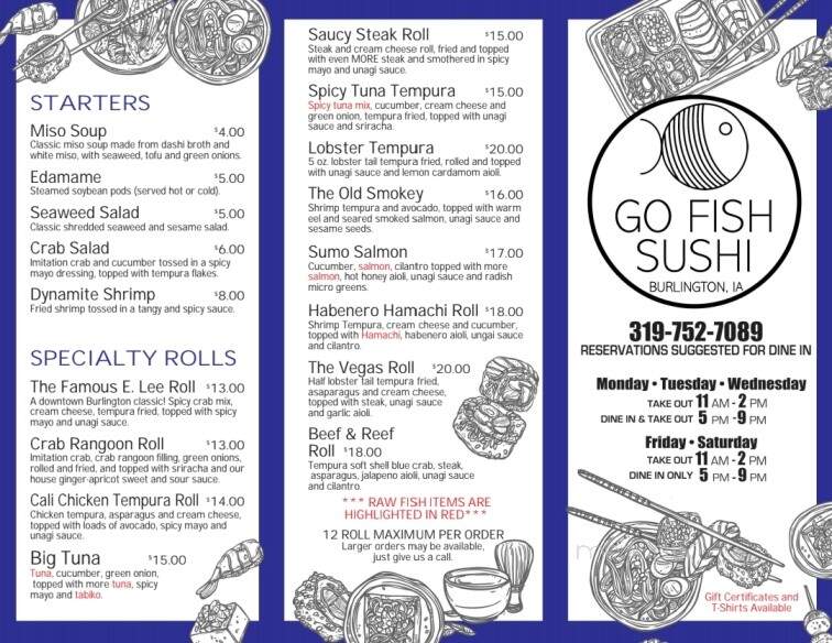 Go Fish Sushi - Burlington, IA