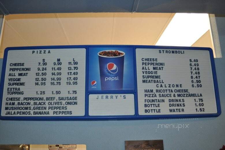 Jerry's Family Restaurant - Vanceboro, NC menu_pic