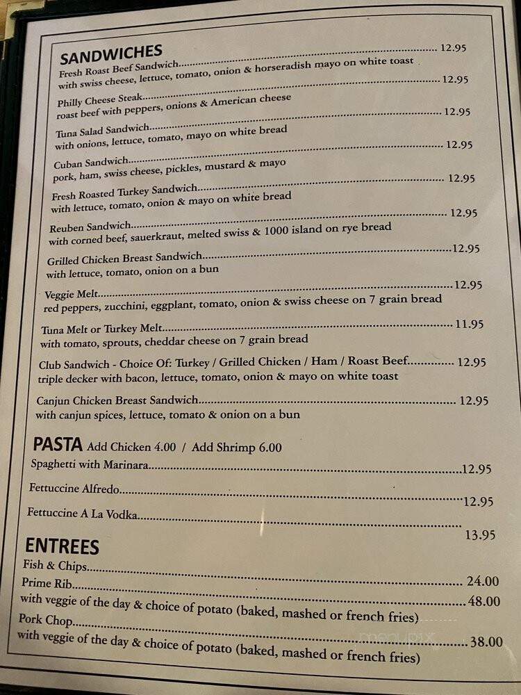 Colts Neck Pub - Colts Neck, NJ menu_pic
