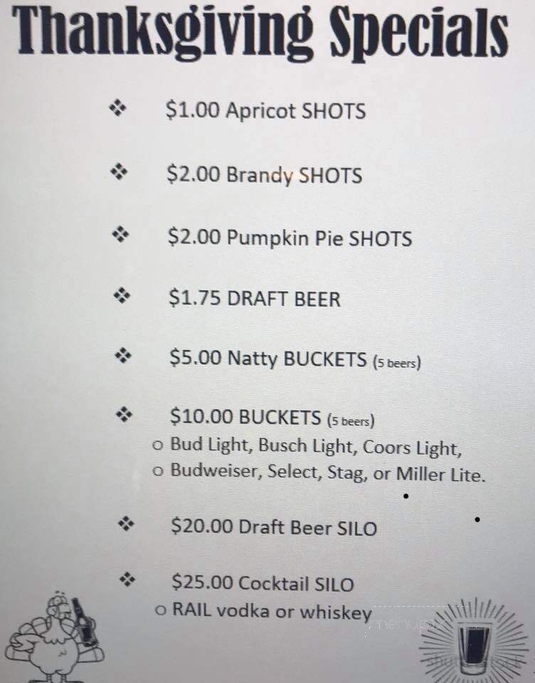 The Fuzzy Duck Saloon - Nashville, IL menu_pic