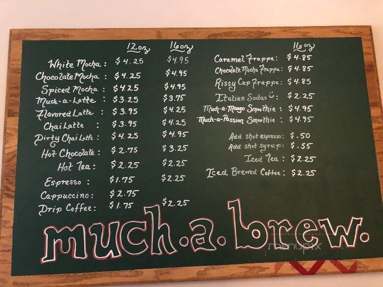 Much A Brew About Something - Clanton, AL menu_pic