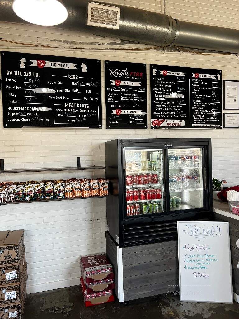 Knight Fire BBQ - Searcy, AR menu_pic