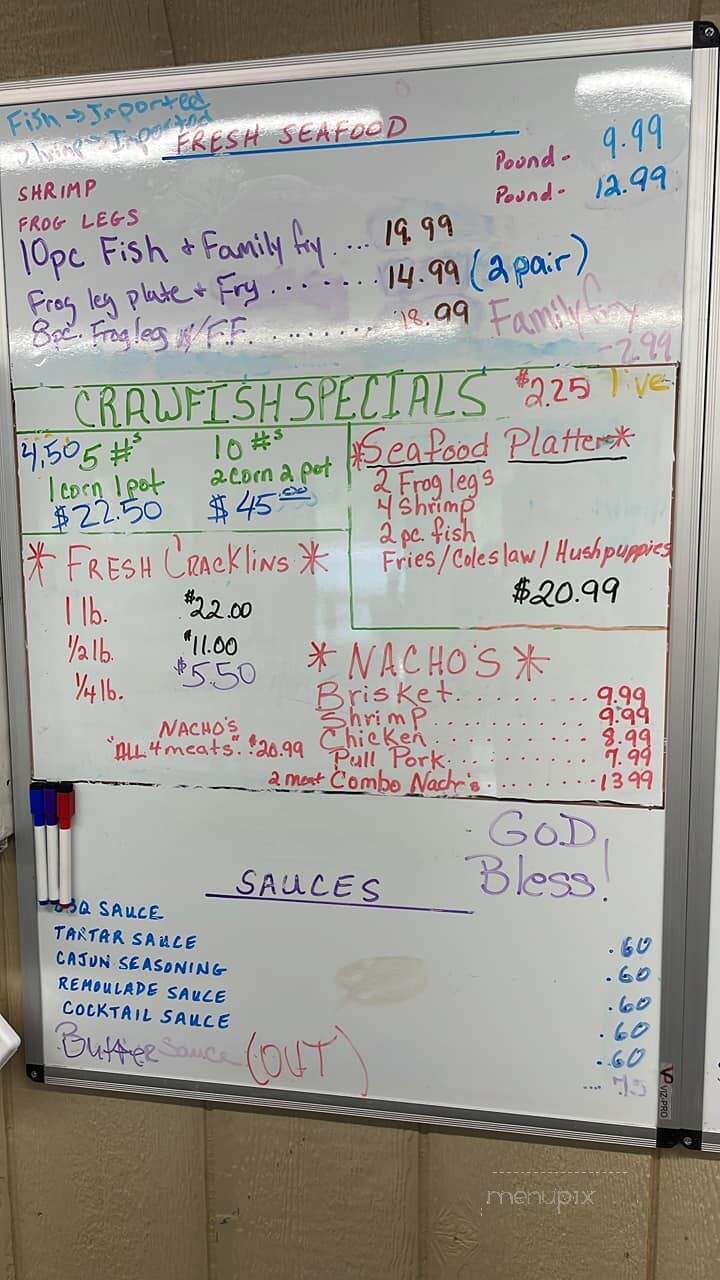 AAA Crawfish and Seafood - Colfax, LA menu_pic