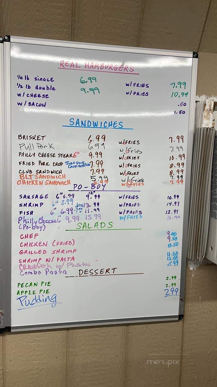 AAA Crawfish and Seafood - Colfax, LA menu_pic