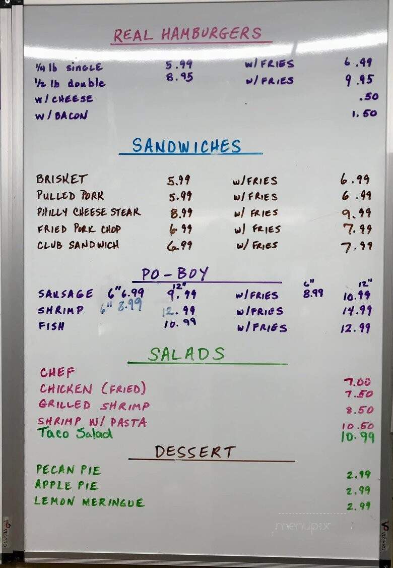 AAA Crawfish and Seafood - Colfax, LA menu_pic