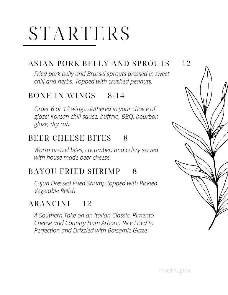 Bourbon Station - Lawrenceburg, KY menu_pic