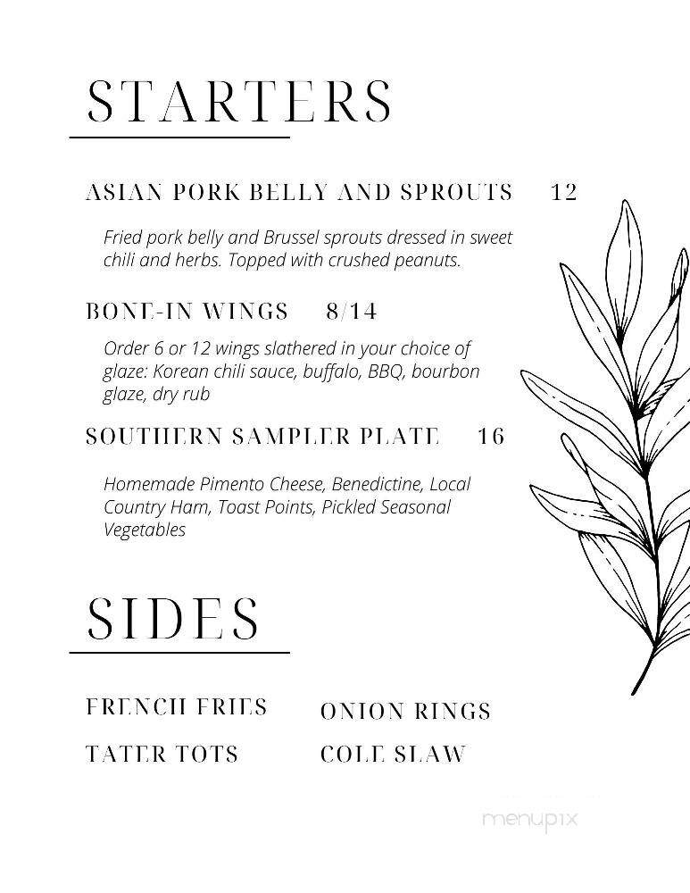 Bourbon Station - Lawrenceburg, KY menu_pic