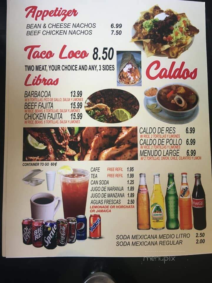 Micas Pollos Asados & Fruit Cup - Floresville, TX menu_pic