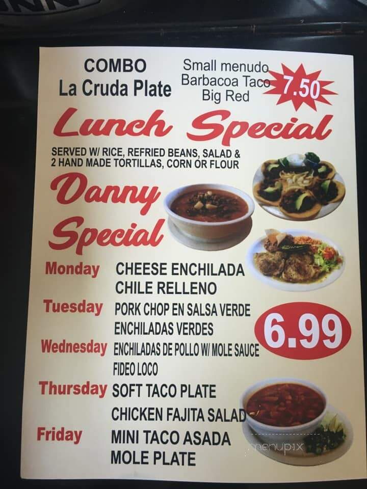 Micas Pollos Asados & Fruit Cup - Floresville, TX menu_pic
