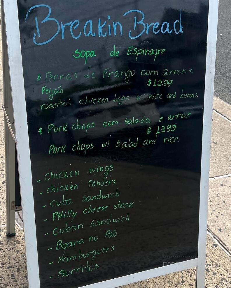 Breakin' Bread Bakery - Union, NJ menu_pic