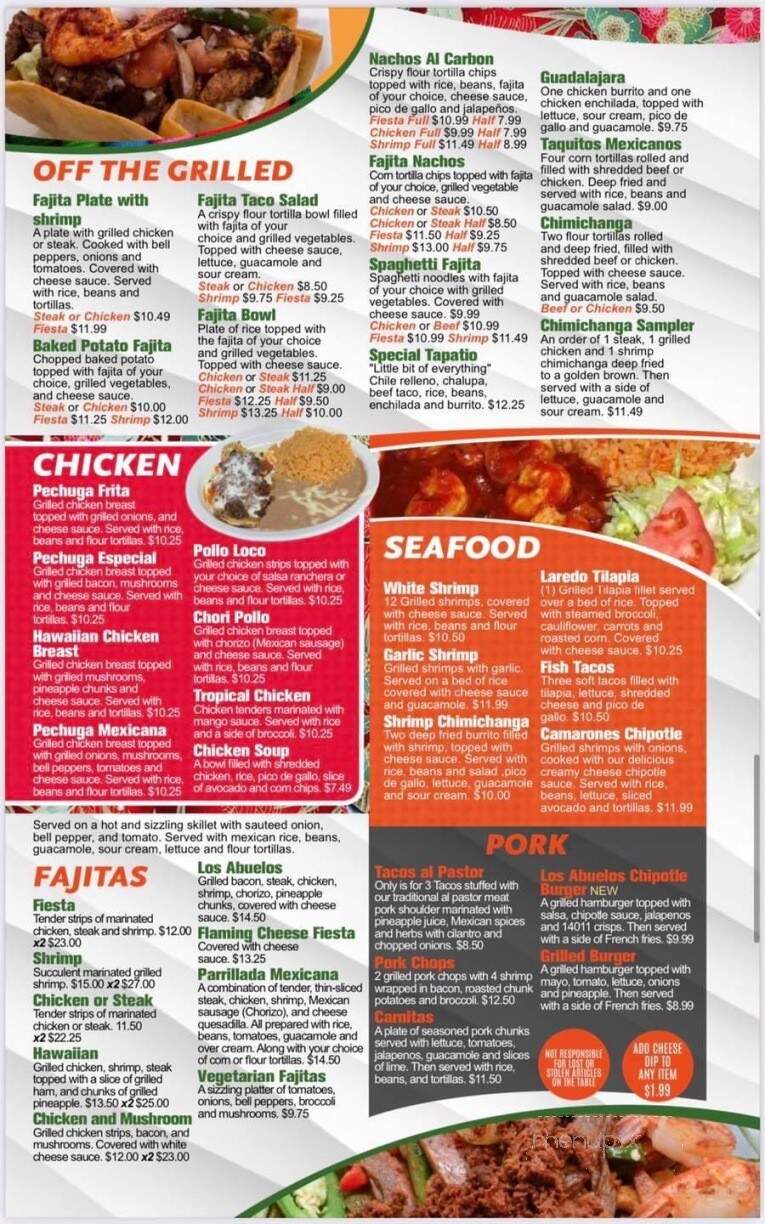 Tacos VS Sushi - Ripley, TN menu_pic