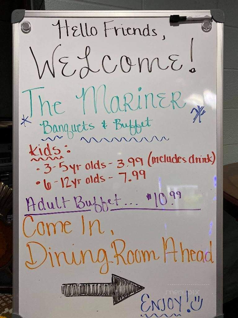 The Mariner Banquet Hall - Kaukauna, WI menu_pic