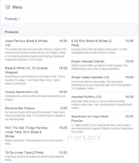 Joey's Fine Foods - Newark, NJ menu_pic