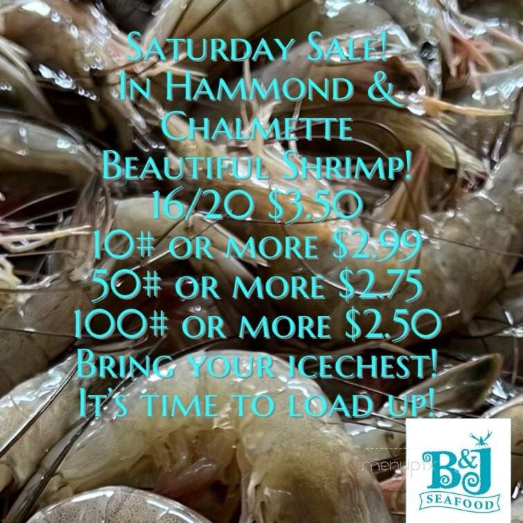 B & J Seafood - Chalmette, LA