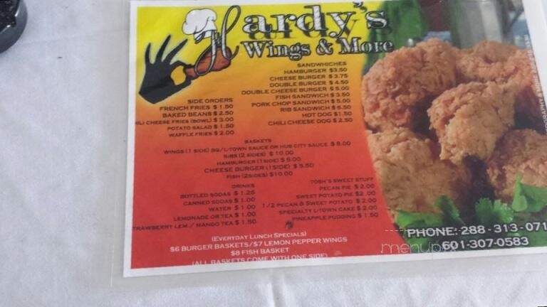 Southern Wangz - Hattiesburg, MS menu_pic
