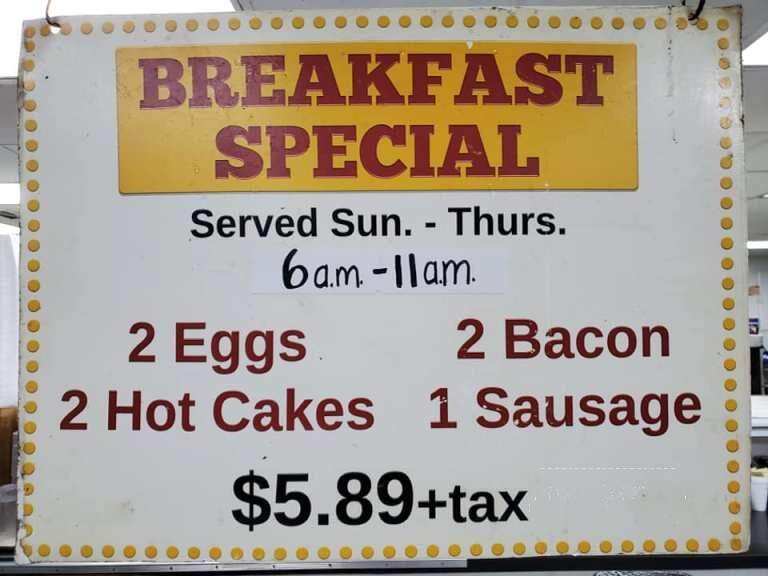 I-45 Restaurant - Fairfield, TX menu_pic