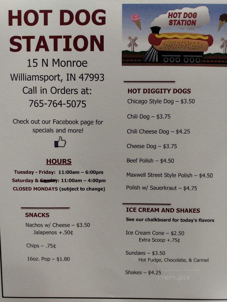 Hot Dog Station - Williamsport, IN