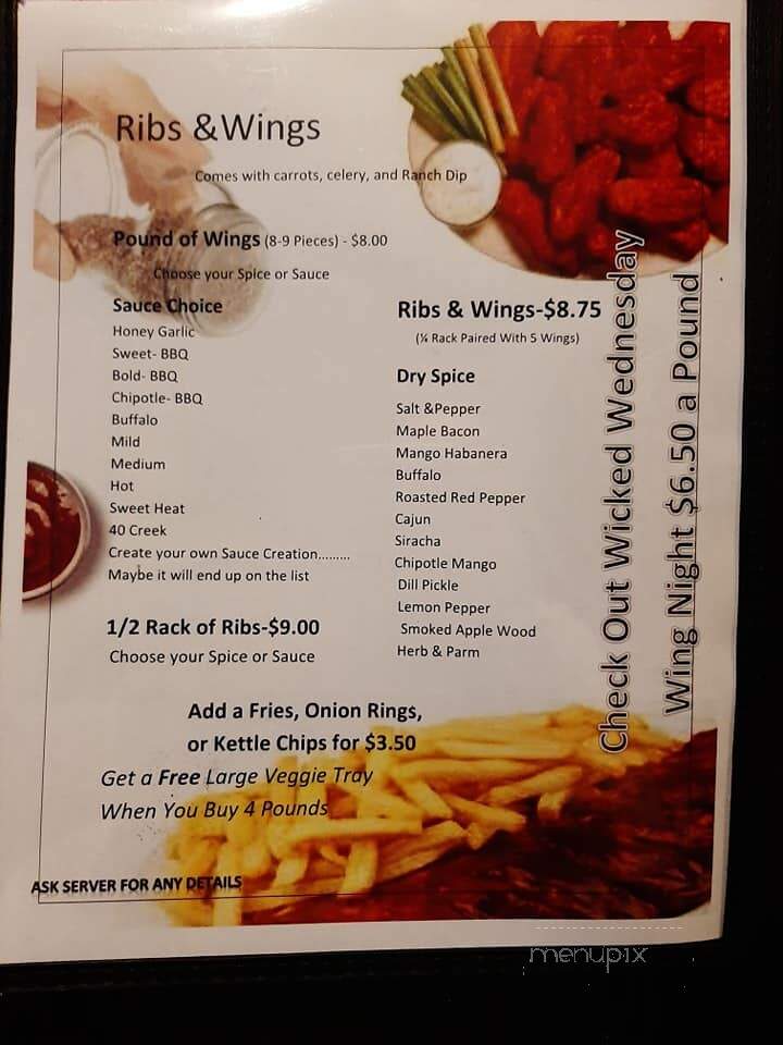 Biloxy's Wings & Things - Marathon, ON menu_pic